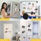 15 Pcs Magnetic picture frames for refrigerator 4x6Inch-Magnetic photo frames,White